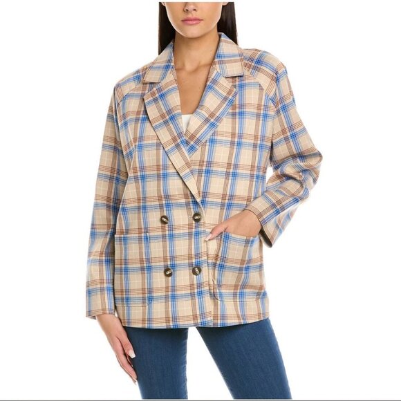 The Fifth Label Baseline Coat Bone Check - Picture 1 of 2
